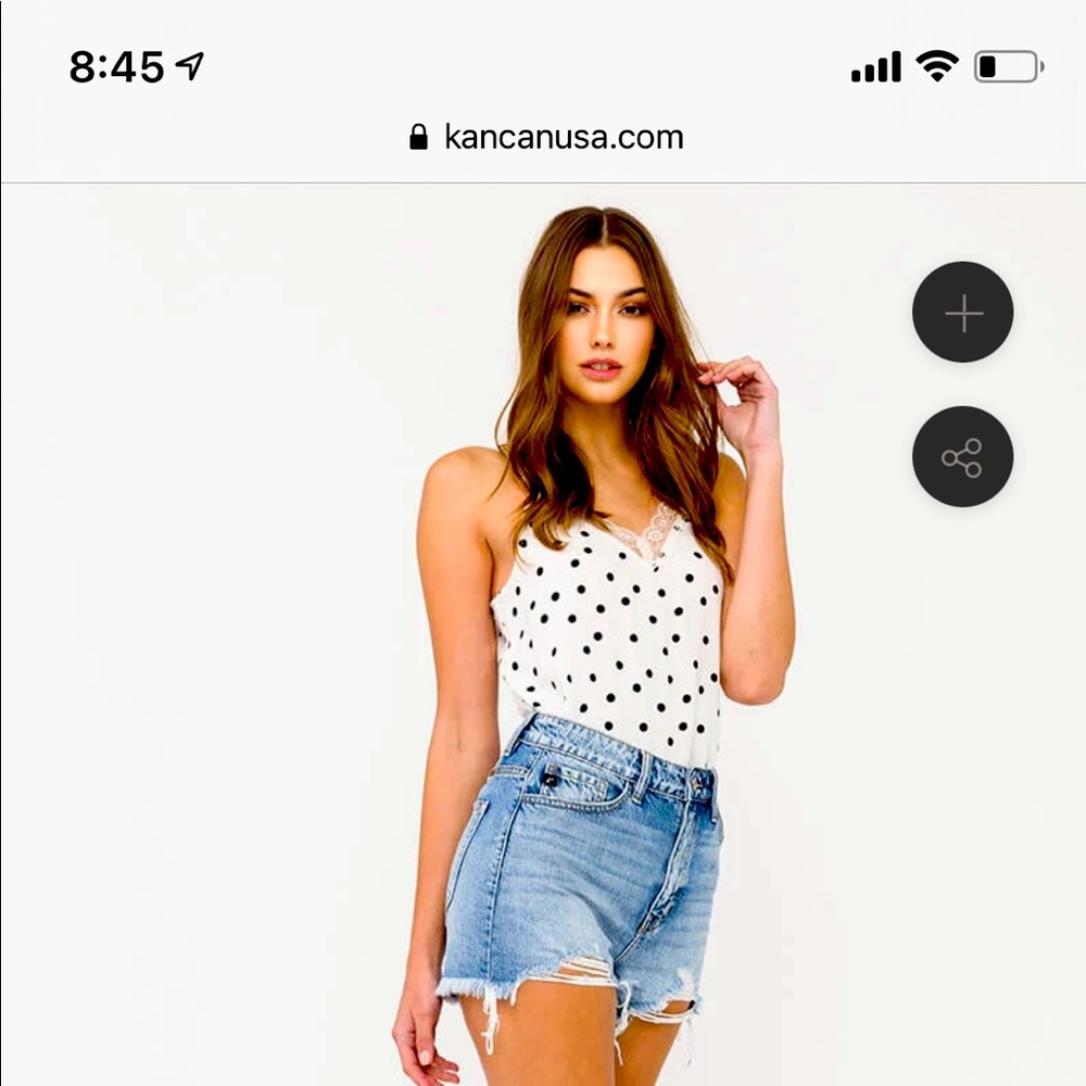 Kancan Murphy High Rise Shorts